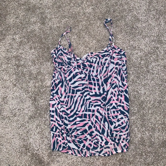 XXI Pink, Blue & White Blouse size S - Picture 7 of 7